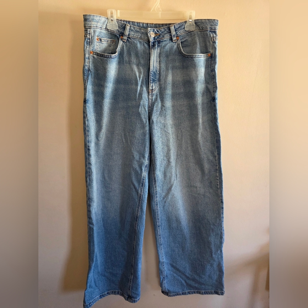 Marks & Spencer High-waisted Wide-leg Jeans